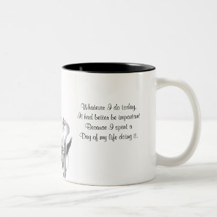 Calla lily sketch coffee mug black and white