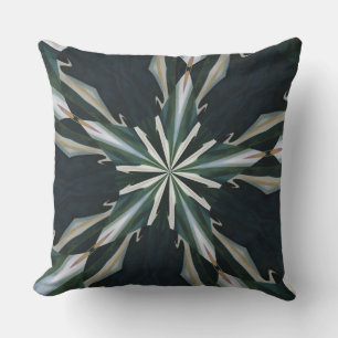 Calla Lily Star Kaleidoscope Cushion