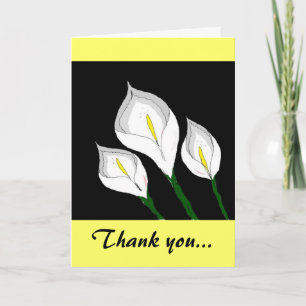 Calla Lily Thank you