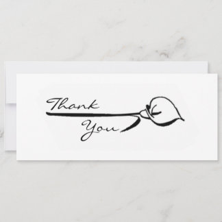 Calla Lily Thank You Invitation