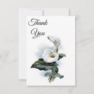 Calla Lily Thank You Note Card