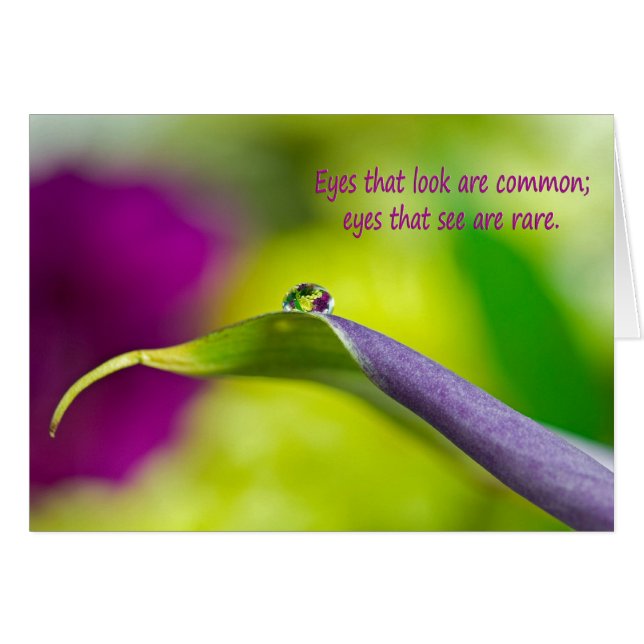 Calla Lily Water Droplet (Front Horizontal)