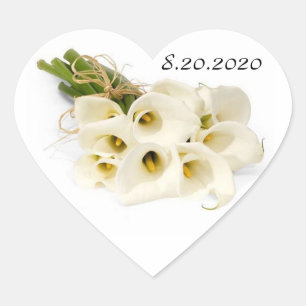 Calla Lily Wedding Invitation Envelope Seals