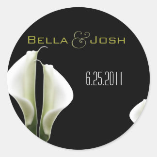 Calla Lily Wedding Stickers