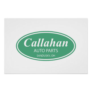 Callahan Auto Parts Movie Logo Poster