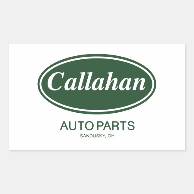 Callahan Auto Parts Rectangular Sticker (Front)
