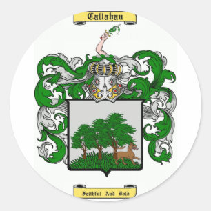 callahan classic round sticker