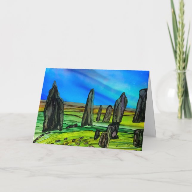 Callanish standing stones    card (Front)