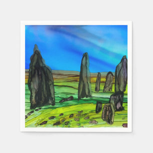 Callanish standing stones napkin