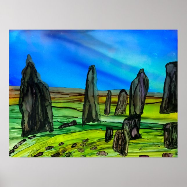 Callanish standing stones  poster (Front)