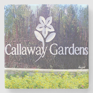 Callaway Gardens Atlanta Marble Stone Coaster. Coaster