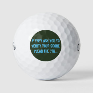 Callaway Warbird Golf Balls- Plead the 5th Edition Balls