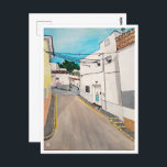 Calle Cabanilles Painting by Alfred Fox Postcard<br><div class="desc">Painting of "Calle Cabanilles" by Alfred Fox . Collectible Postcard . alfred_fox_art @ Zazzle</div>