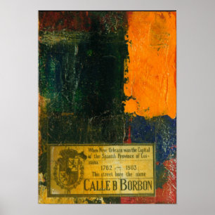 Calle D Borbon Poster