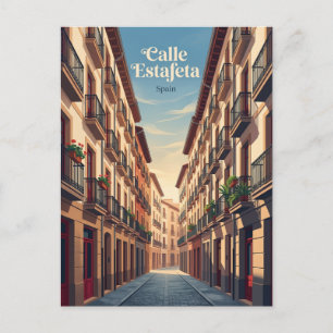 Calle Estafeta Spain Postcard
