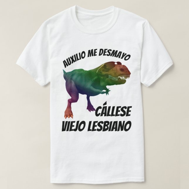 Calle Old Lesbian T-Shirt (Design Front)
