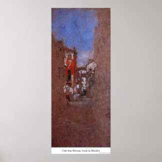 Calle San Trovaso, Venic by Whistler Poster