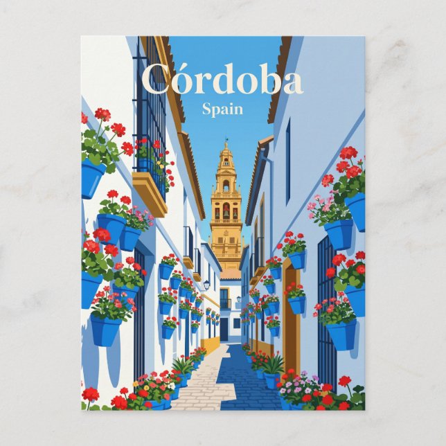 Calleja de las Flores Spain Postcard (Front)