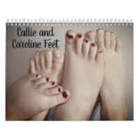 Callie & Caroline Feet Calendar
