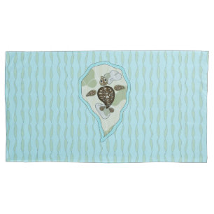 Callie the Sea Turtle Pillow Case