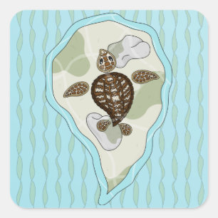 Callie the Sea Turtle Sticker
