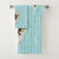 Callie the Sea Turtle Towel Set