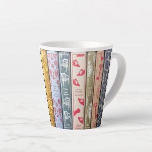 Calligram Jane Austen  Latte Mug