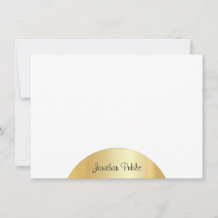 Calligraphed Monogram Elegant Template Faux Gold