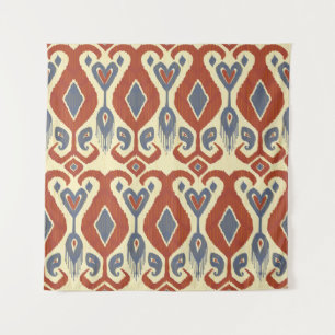 Calligraphic Brush Stroke: Vintage Seamless Tapestry