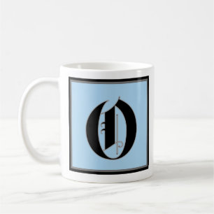 Calligraphic Capital Letter O Coffee Mug