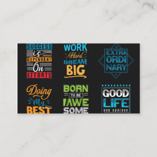 Calligraphic design Enclosure Card