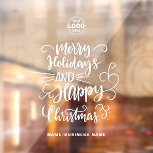 Calligraphic Merry Christmas Add Your Logo