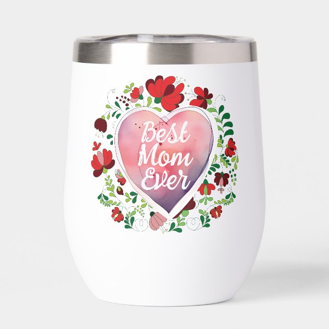 Calligraphic Script Amazing Mum Mother's day Gift (Back)