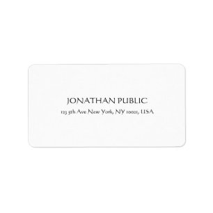 Calligraphic Typed Minimalist Template Classic Top Label