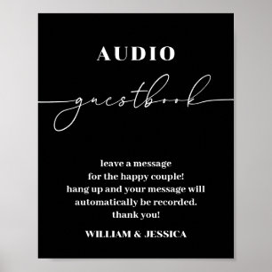 Calligraphy Audio Guestbook  Phone Guest Book Sign