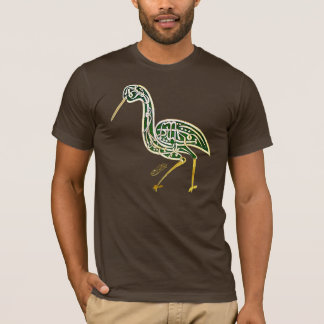 Calligraphy Bird (Stork) T-Shirt