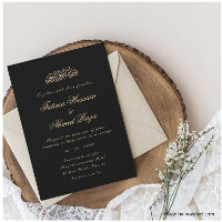 Calligraphy Black Islamic Muslim Wedding