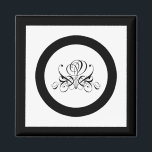 Calligraphy Black Rose Wedding Magnet<br><div class="desc">January is a time of renewal & new starts in life! Start your cmariegifts Designer Wedding journey today! EVERYTHING you need to make your wedding an elegant & memorable time in life for you & the special people you want to help make an amazing event! Make your wedding really one...</div>