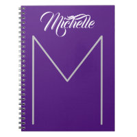 Calligraphy Bold Monogram Name Modern Minimalist