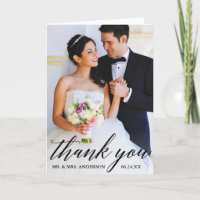 Calligraphy Bride Groom Wedding Photo Fold
