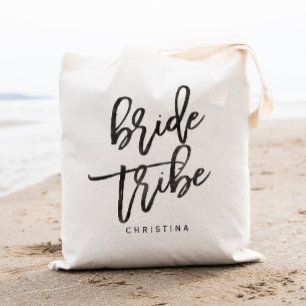 Calligraphy Bride tribe Tote Bag