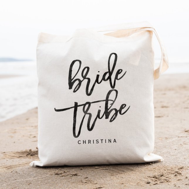 Calligraphy Bride tribe Tote Bag (Creator Uploaded)