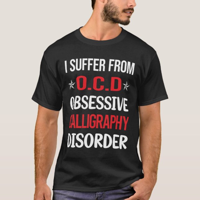 Calligraphy Calligrapher Handwriting Lettering T-Shirt (Front)