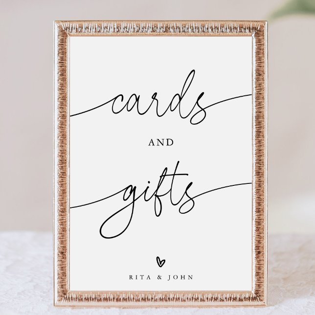 Calligraphy Cards and Gift Favour Wedding Sign (Creator Uploaded)