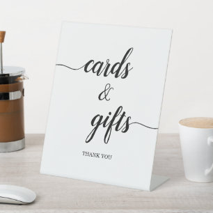 Calligraphy Cards & Gifts Wedding Pedestal Sign