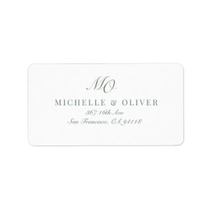 Calligraphy Classic Label