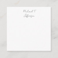 Calligraphy Classical Elegant Plain Simple