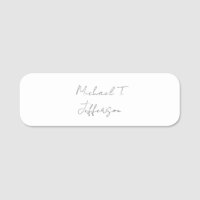Calligraphy Classical Elegant Plain Simple