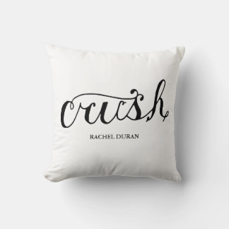 calligraphy crush pillow