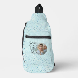 Calligraphy Custom Photo Birthday For Niece Sling Bag